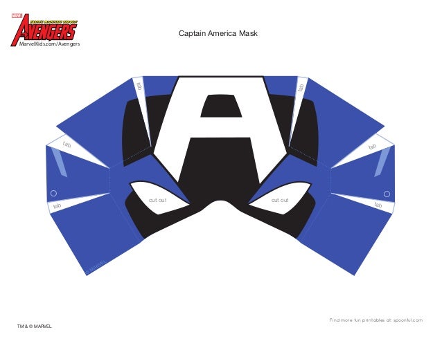 Dm avenger-captain-the usa-mask-printable-0910 picture relating to Captain America Mask Printable titled Dm avenger-captain-the us-mask-printable-0910